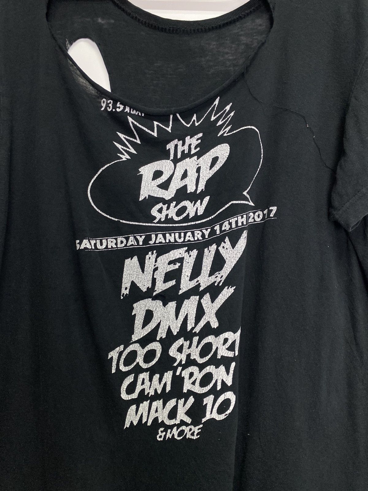 Rap Tees × Vintage Vintage The Rap Show Distressed T-shirt Size US M / EU 48-50 / 2 - 13 Thumbnail