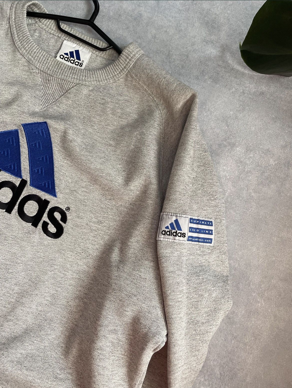 Adidas Adidas Streetwear Vintage Big Logo Sweatshirt Size US S / EU 44-46 / 1 - 8 Thumbnail