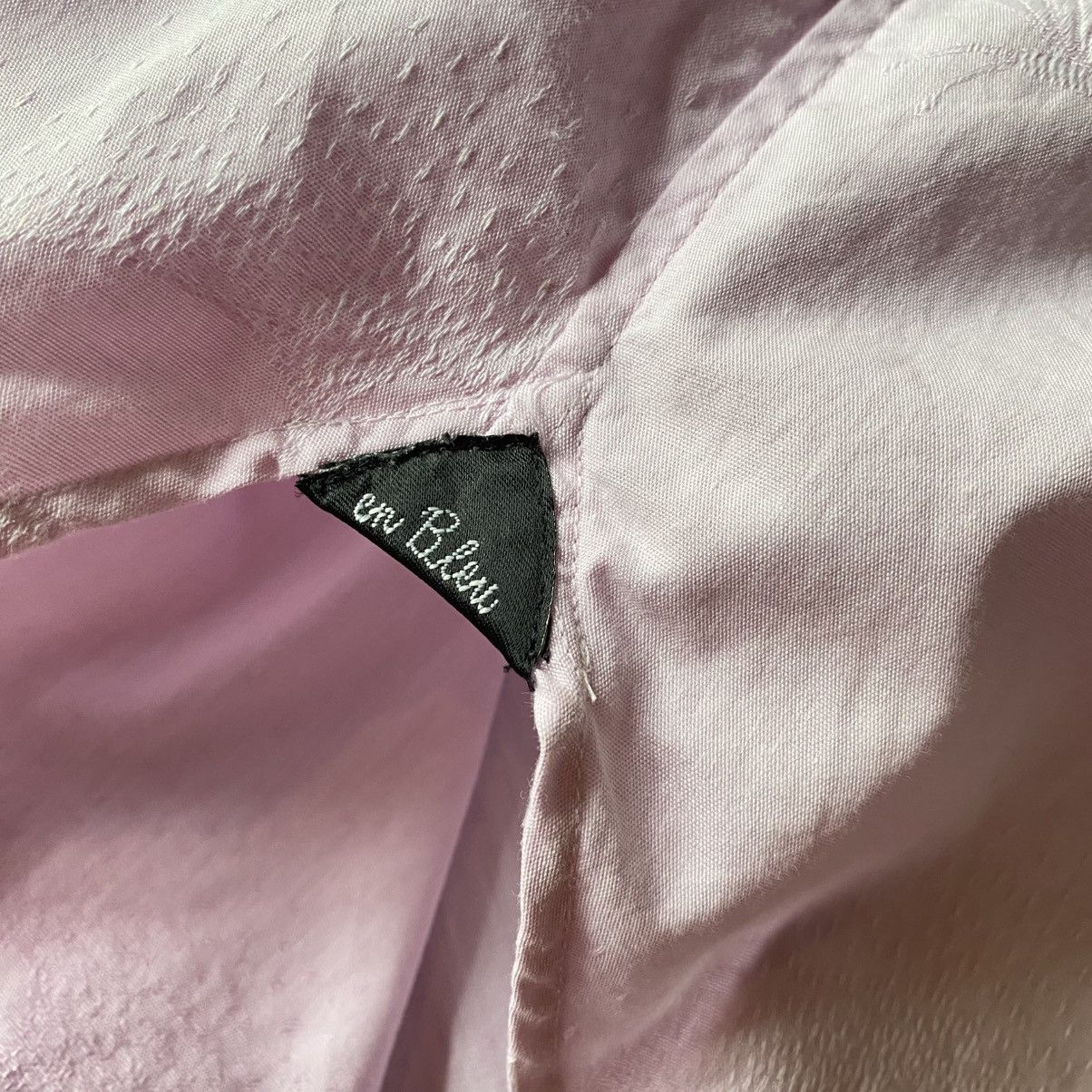 Lanvin LANVIN Pink Lace-Up Collar Shirt Size L / US 10 / IT 46 - 7 Thumbnail
