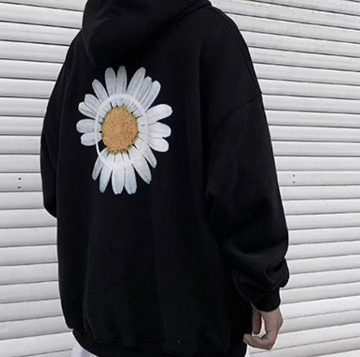 ALLNTRENDS Unisex Flowers Hoodie - "Keep One Rolled" Graphic Sweatshirt, Soft Cotton Blend - View #2