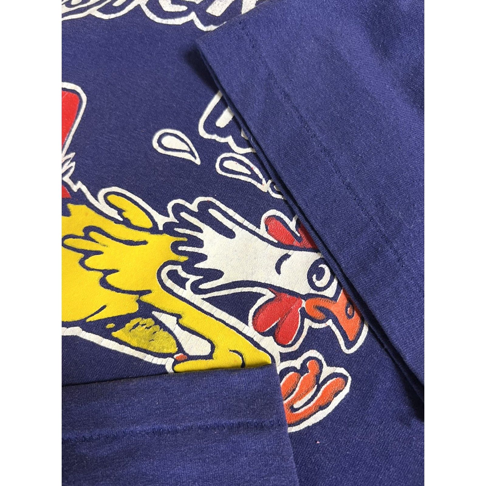 Hanes VINTAGE Rooster Run General Store T Shirt Medium Men Blue/purple 80s 90s Hanes Crew Neck Short Sleeve Logo Size US M / EU 48-50 / 2 - 3 Thumbnail