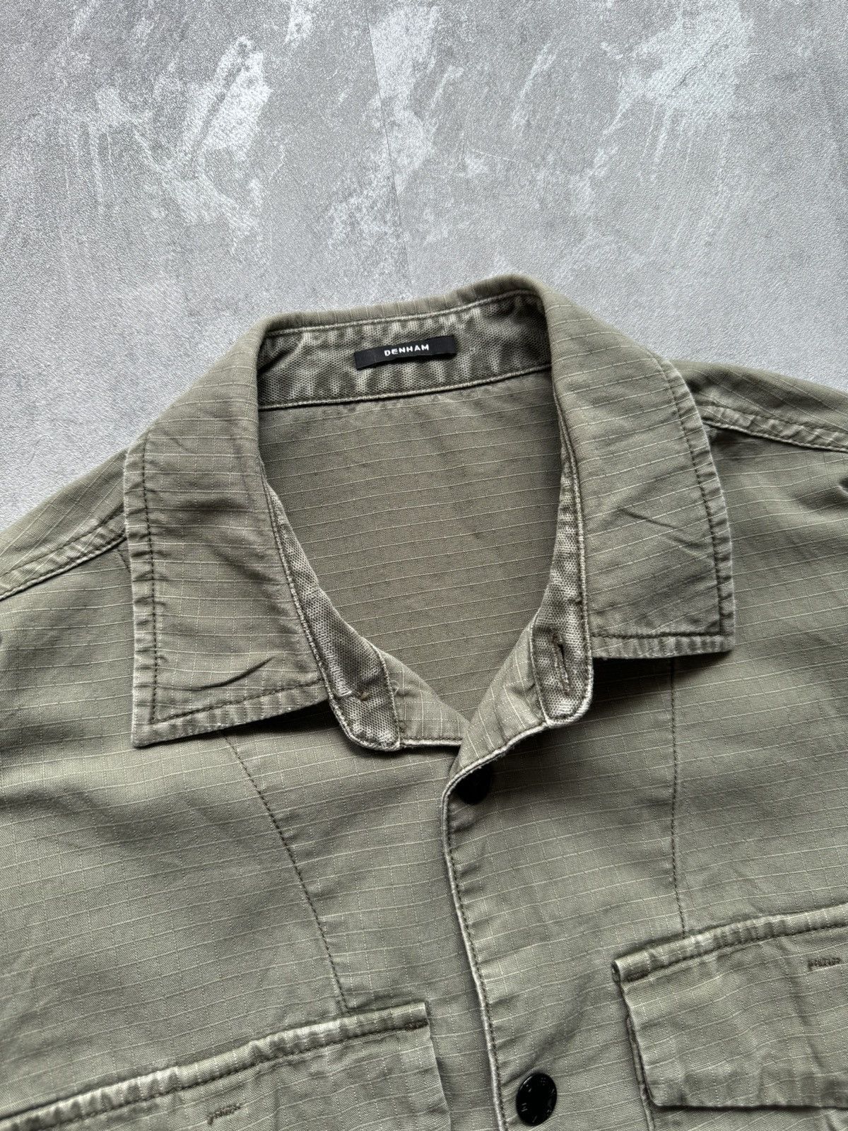 DENHAM Denham Mens Khaki Shirt long sleeve size S Size US S / EU 44-46 / 1 - 3 Thumbnail