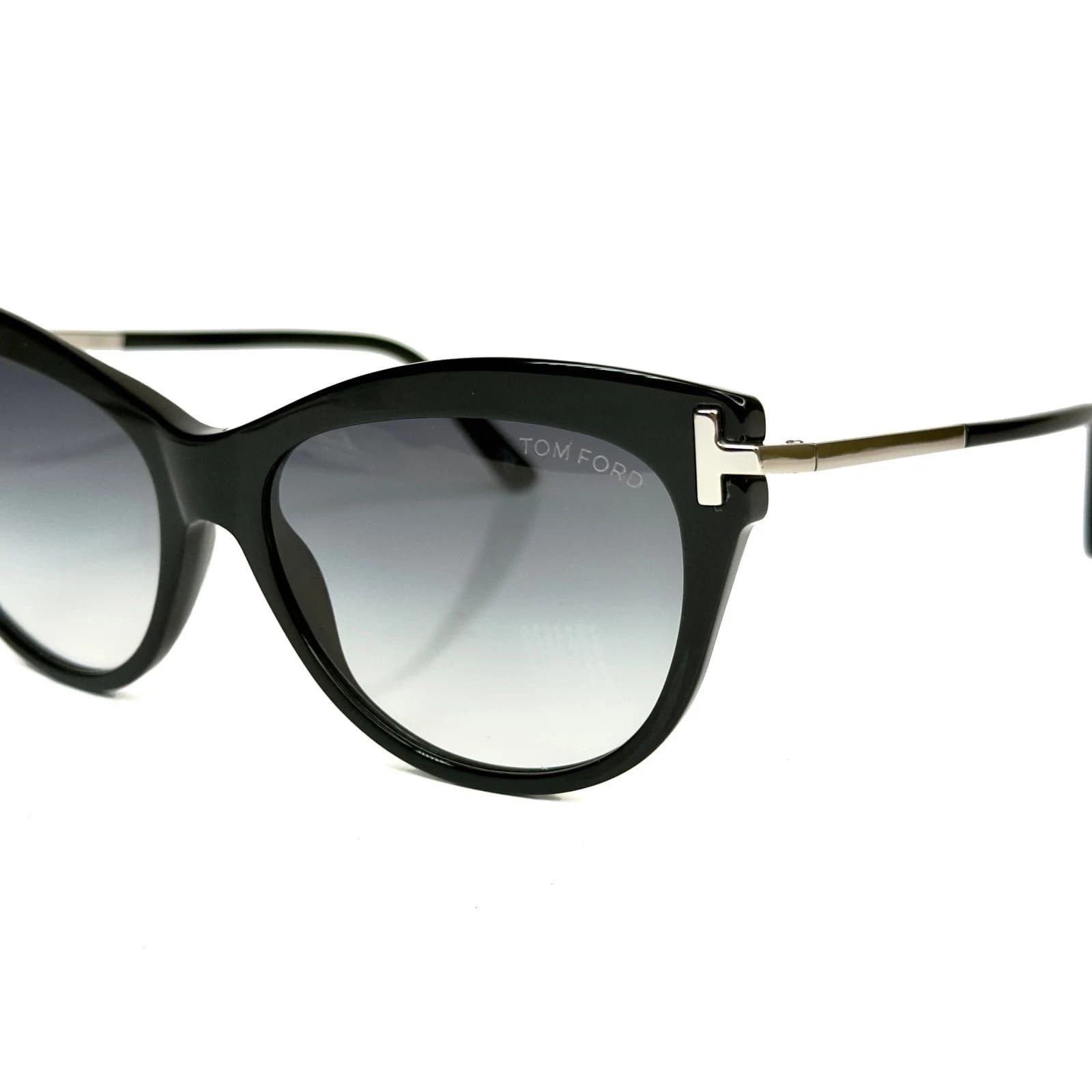 Tom Ford TOM FORD KIRA TF821 01B Silver Black Sunglasses 821 FT0821 Size ONE SIZE - 8 Thumbnail