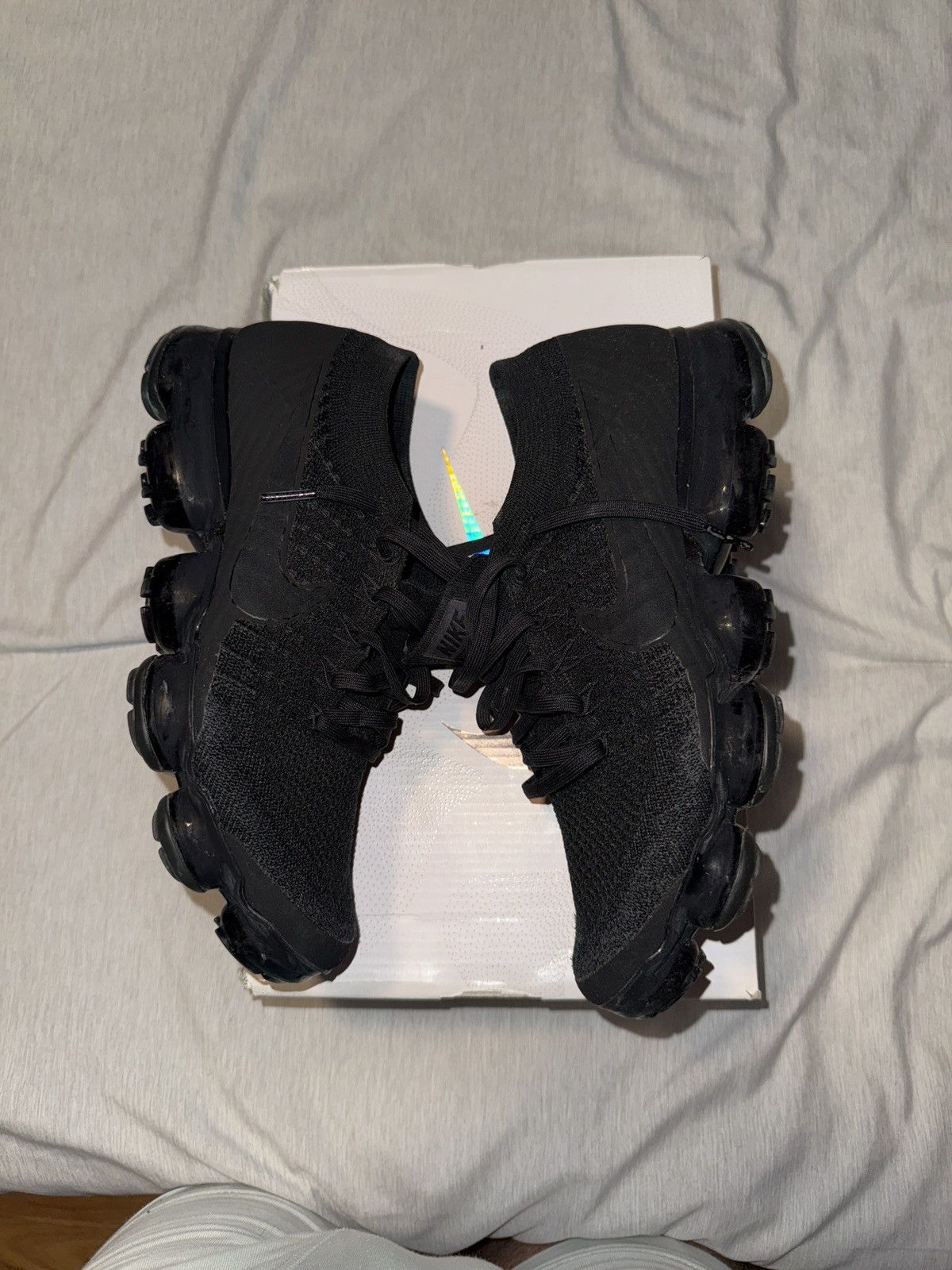 Nike Nike Air Vapormax Flyknit “Anthracite” 2017 Size US 7.5 / EU 40-41 - 6 Thumbnail