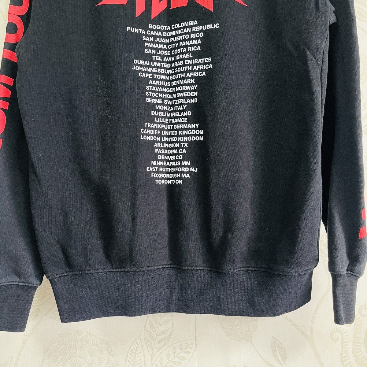 Band Tees × Justin Bieber Justin Bieber Crew Team Sweater Stadium Tour 2017 Size US M / EU 48-50 / 2 - 13 Thumbnail