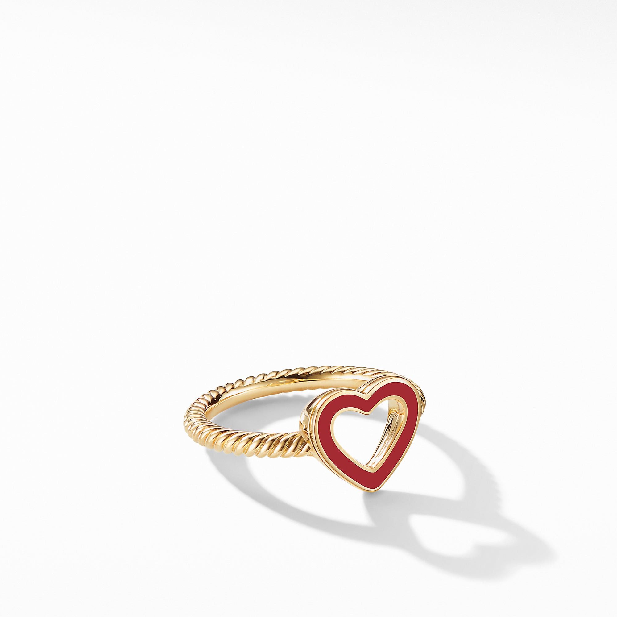 David Yurman o1w1db11025 /Size 6 / R08789 Collectibles Heart Ring in Gold Size ONE SIZE - 1 Thumbnail