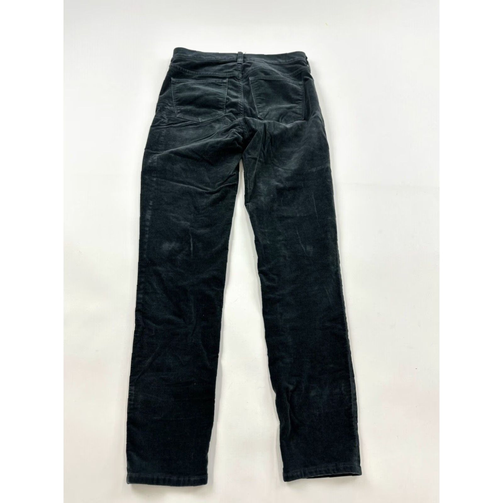 J.Crew J.Crew Pants Women’s Size 26 Dark Grey Velour Skinny Velour Gray Toothpick Skinny Jeans Ankle 26 Women Mens? Size 26" / US 2 / IT 38 - 2 Thumbnail