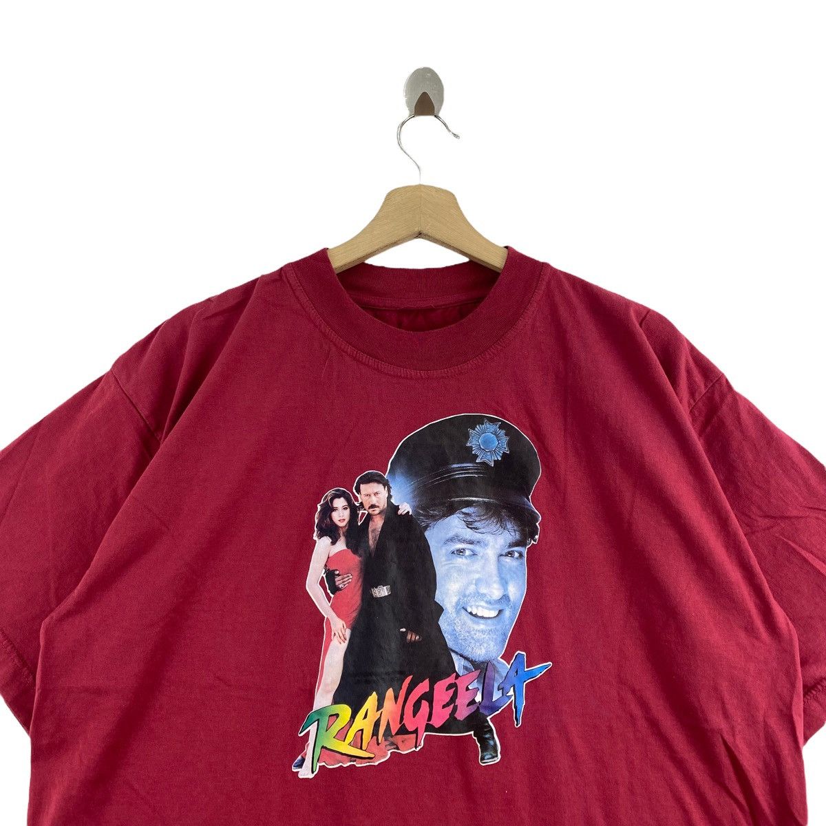 Vintage Vintage 90s RANGEELA Aamir Khan 90s Bollywood Cast Print Size US XL / EU 56 / 4 - 2 Thumbnail