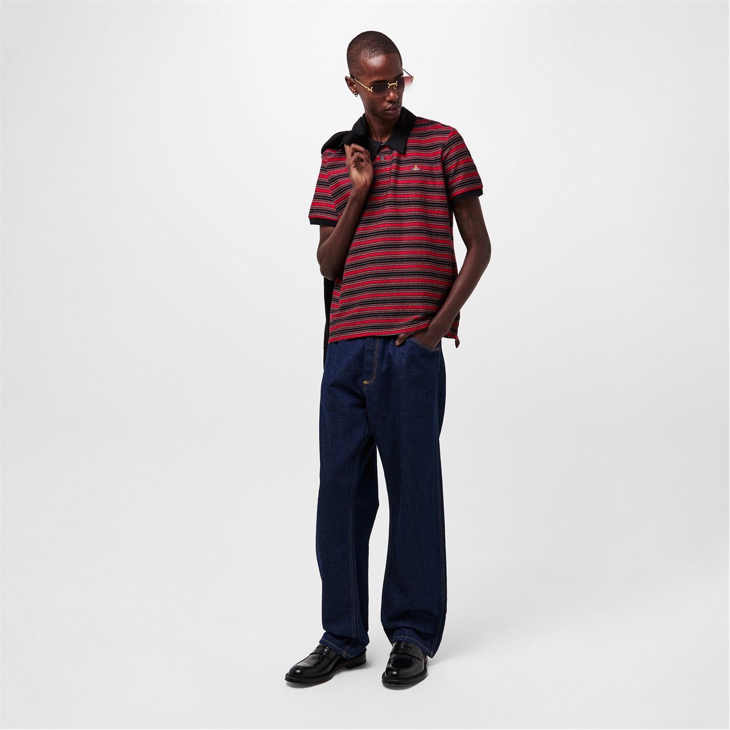 Vivienne Westwood o1g2r1mq0526 Viv Classic Short Sleeve Polo Shirt Multicolor Size US XXL / EU 58 / 5 - 6 Thumbnail