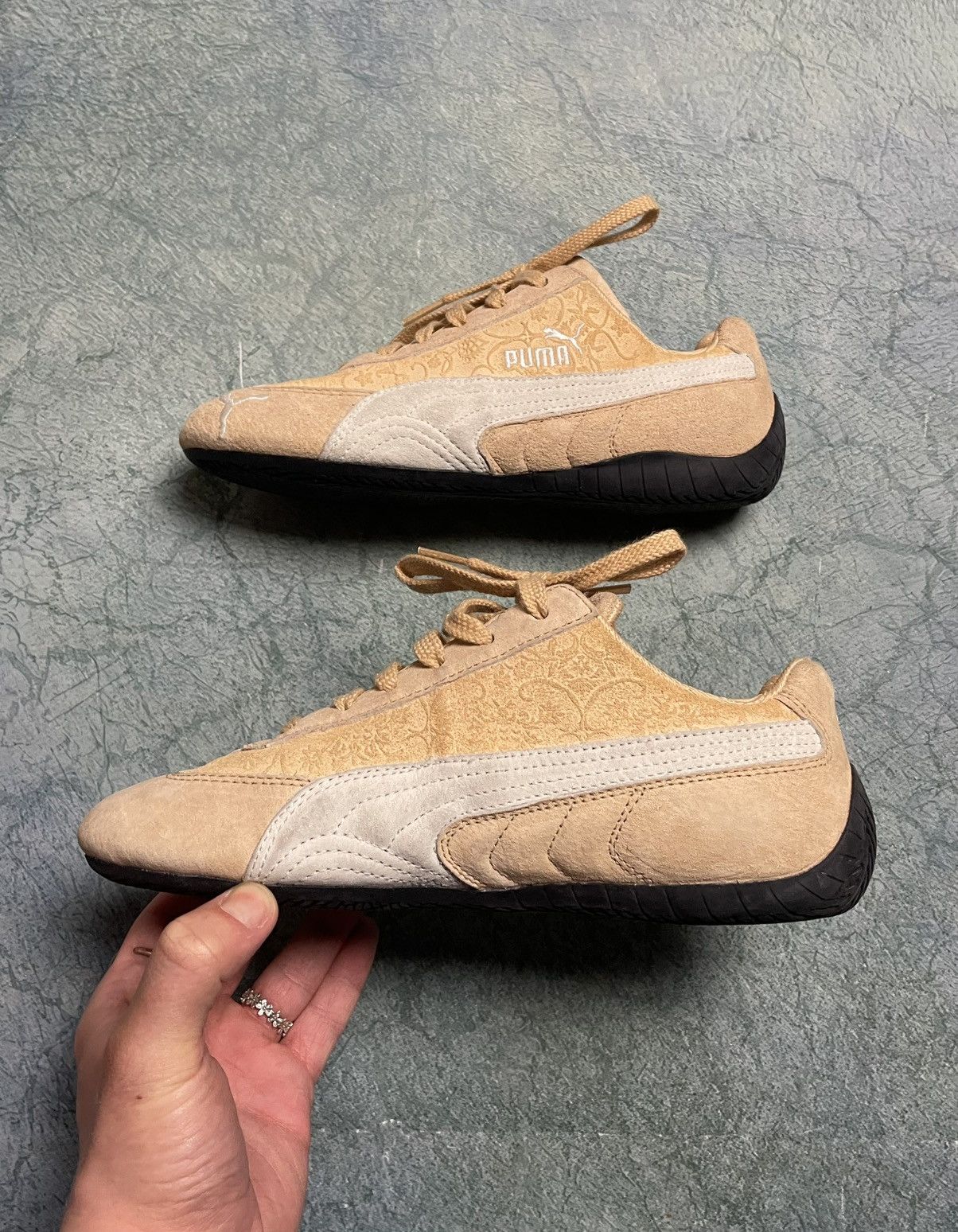 Puma × Vintage Puma speed cat sneakers Size US 6 / IT 36 - 2 Thumbnail