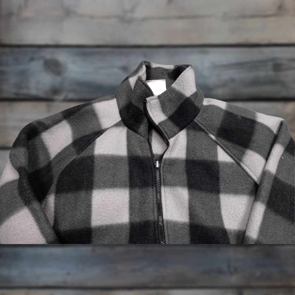 Lumberjack Columbia Jacket Mens XL Plaid Fuzzy Overcoat Mid-Length Hooded Lined Zip Black Outdoorsman Hunting Winter Spring Fall Vintage: No Size US XL / EU 56 / 4 - 1 Thumbnail