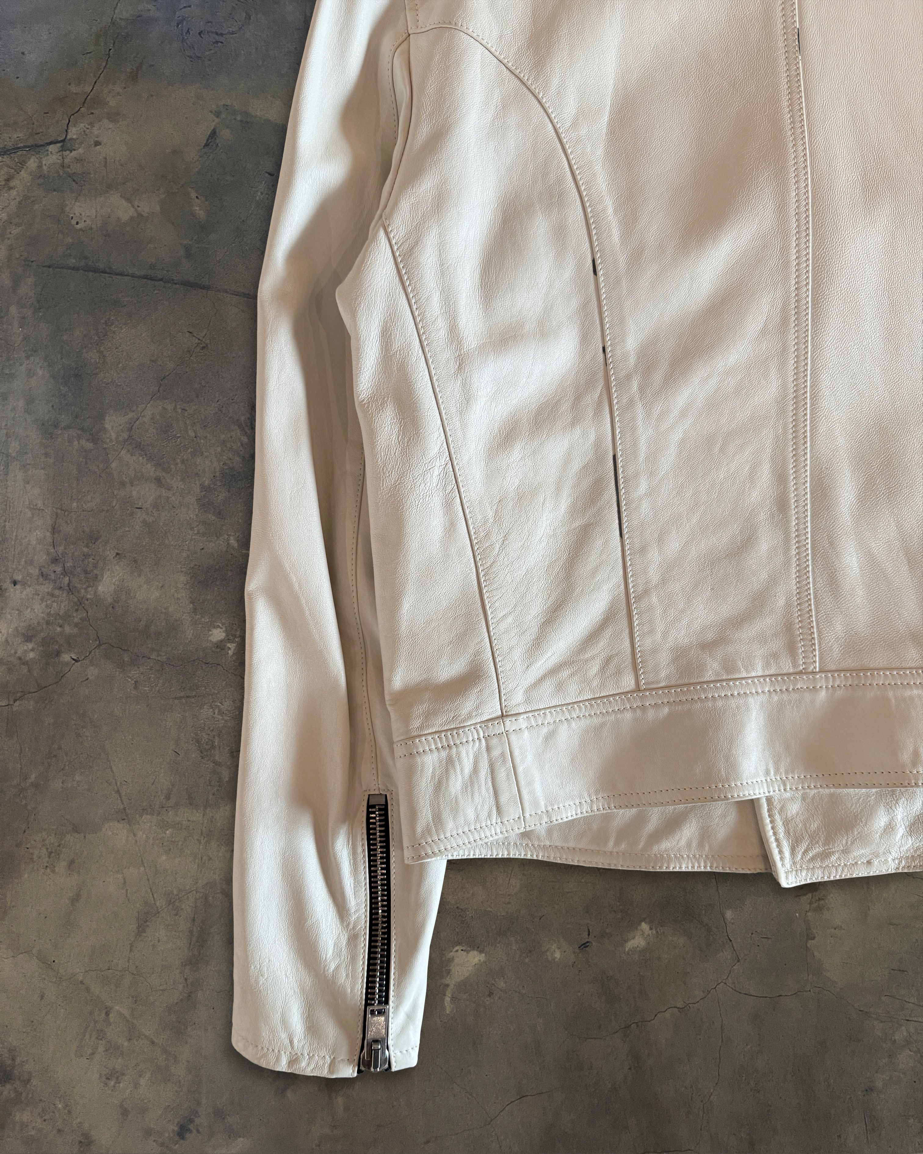 Saint Laurent Paris SAINT LAURENT FW2016 LAMBSKIN CREAM L01 Size M / US 6-8 / IT 42-44 - 6 Thumbnail