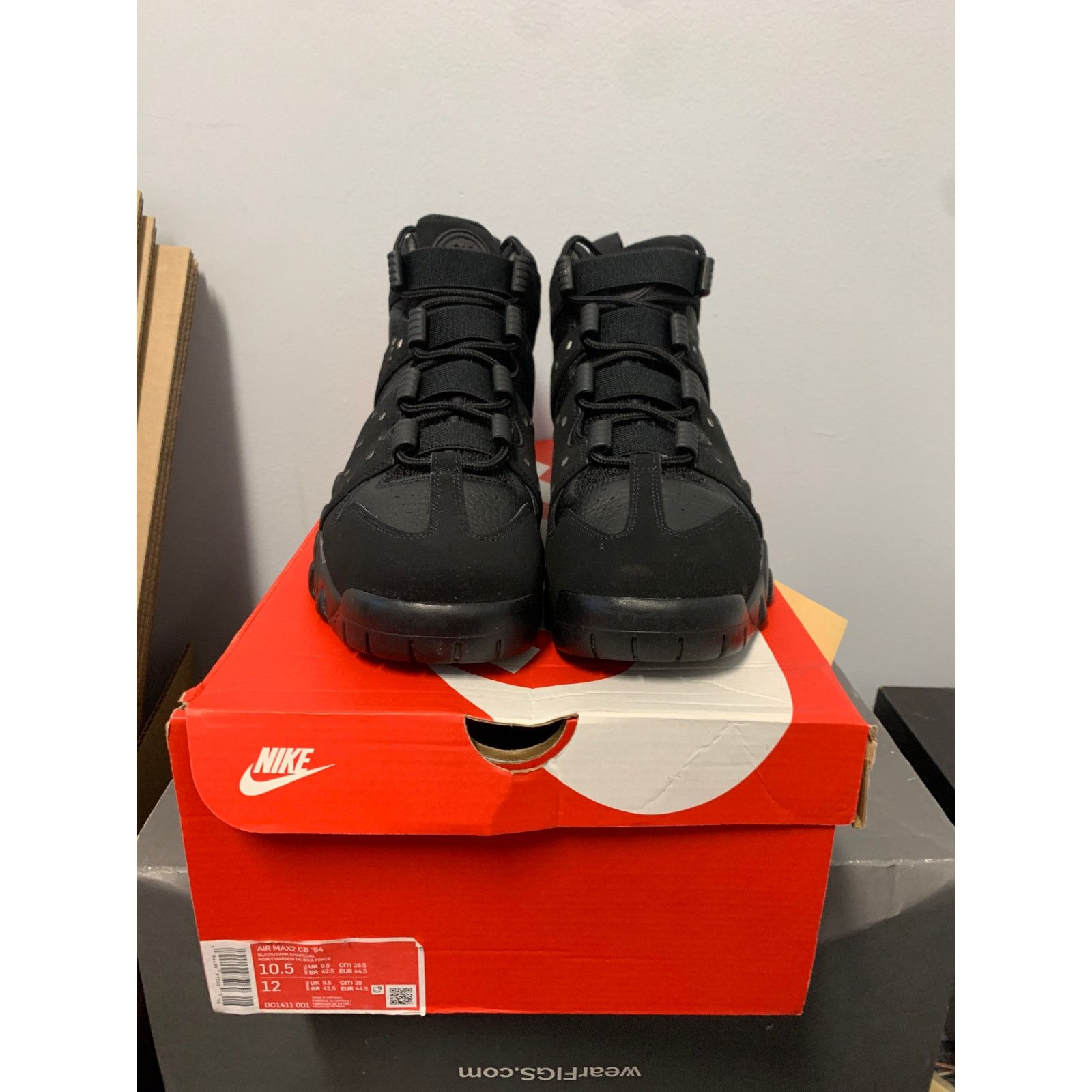 Nike Nike Air Max 2 CB '94 Triple Black Size 10.5 Worn Once Size US 10.5 / EU 43-44 - 2 Thumbnail