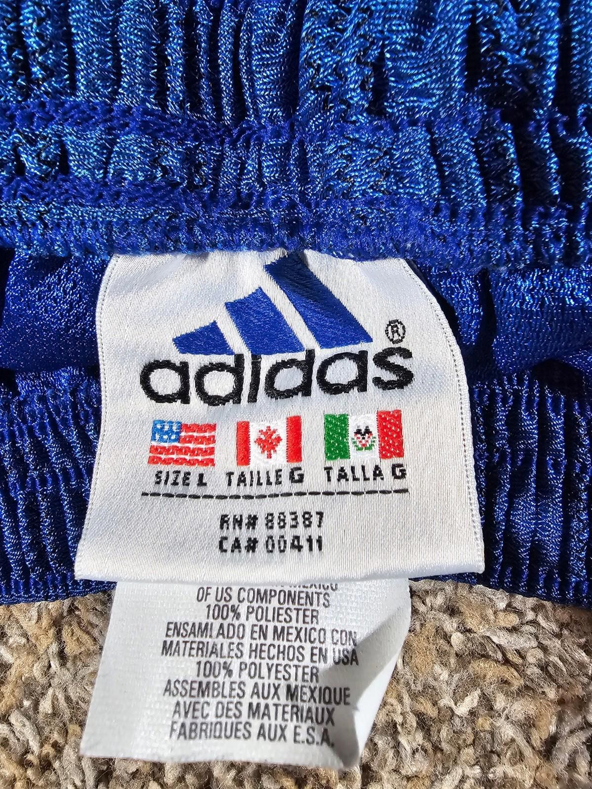 Adidas Adidas Blue Drawstring Shorts L Size US 34 / EU 50 - 7 Thumbnail