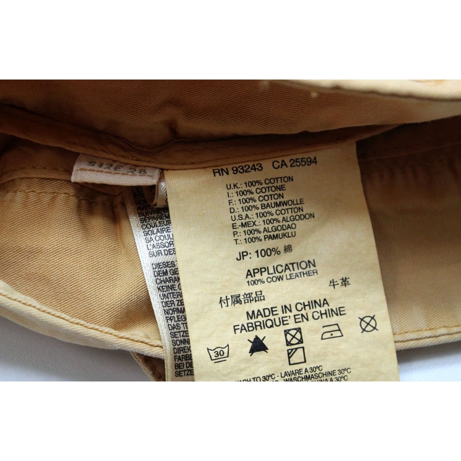 Diesel Diesel Trousers Men W26 Zip Fly Logo Cinch Sides Faded Pleated Button Cuffs Size US 26 / EU 42 - 6 Thumbnail