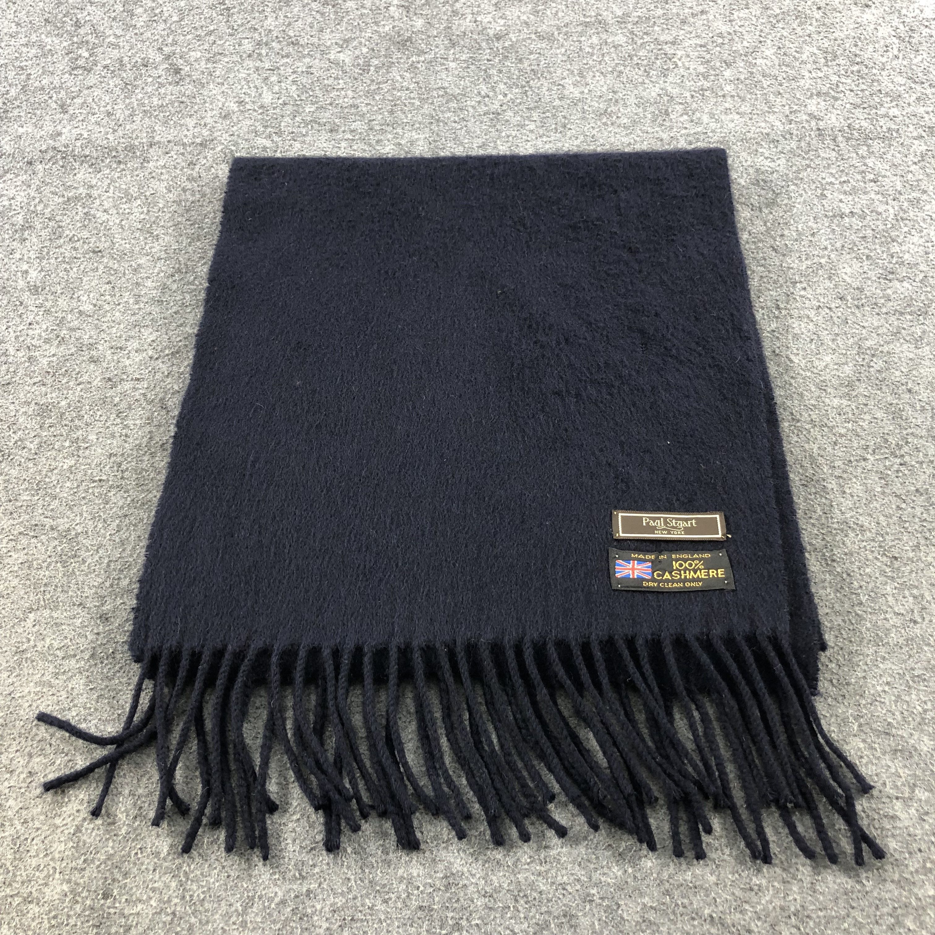 Paul Stuart Paul Stuart Cashmere Scarf Muffler V590 Size ONE SIZE - 2 Thumbnail