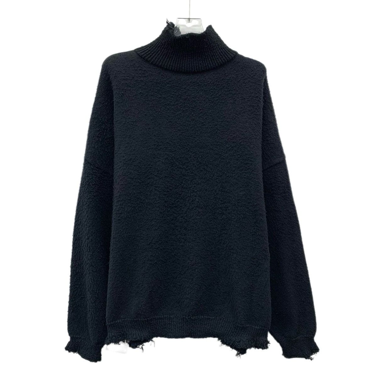 Balenciaga Balenciaga Mock Neck Long Sleeve Knit Sweater K26WX Size US L / EU 52-54 / 3 - 2 Thumbnail