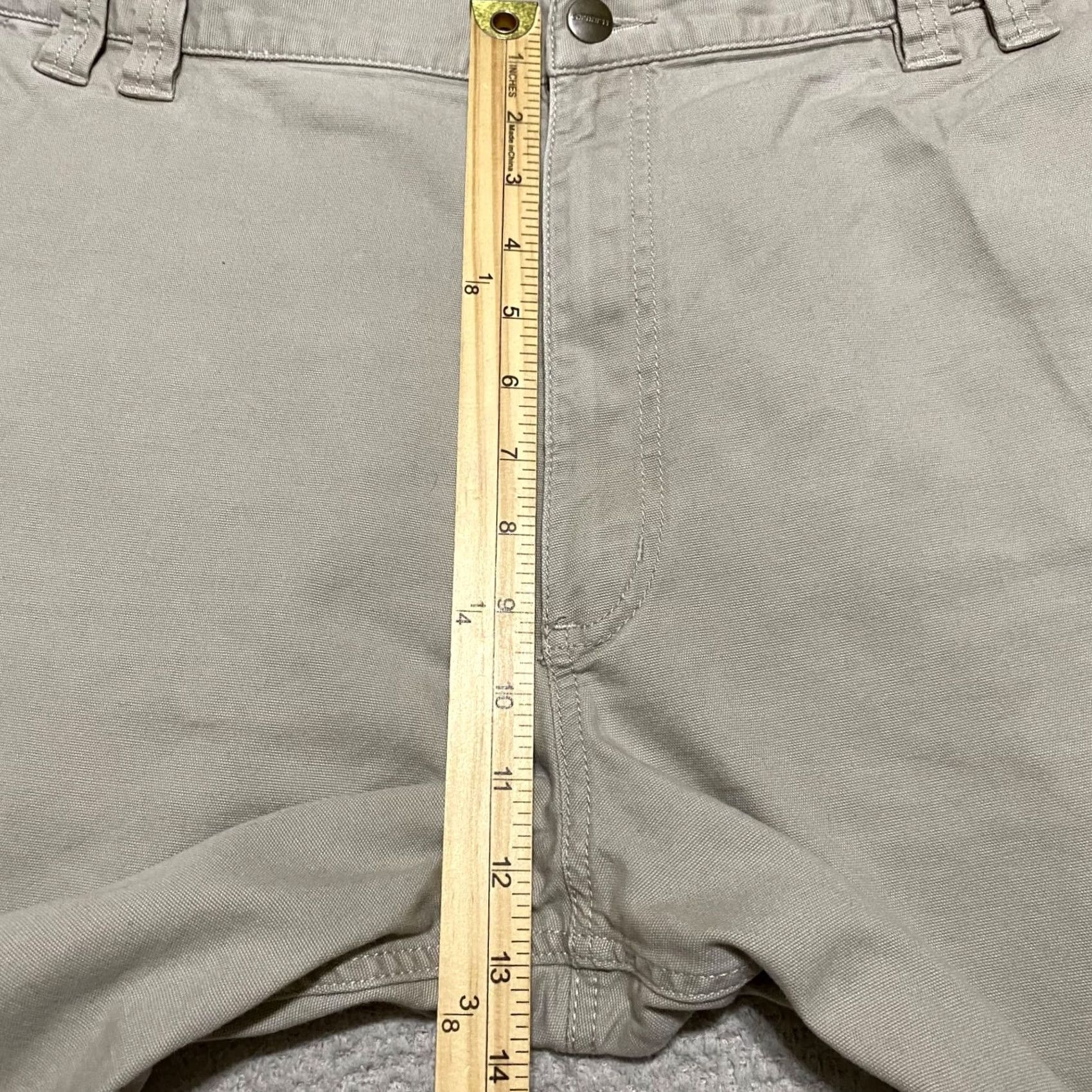 Carhartt Carhartt Mens 40 Shorts Beige Relaxed Fit Utility Carpenter Work Inseam 10" Cotton Spandex 5-Pocket Chino Casual Mens Size US 44 / EU 60 - 7 Thumbnail