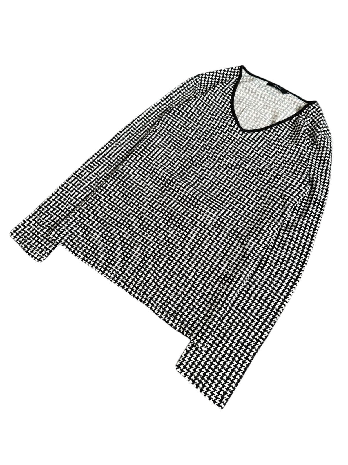 If Six Was Nine 00's Roshell houndstooth stripe warmer long sleeve Size US M / EU 48-50 / 2 - 2 Thumbnail