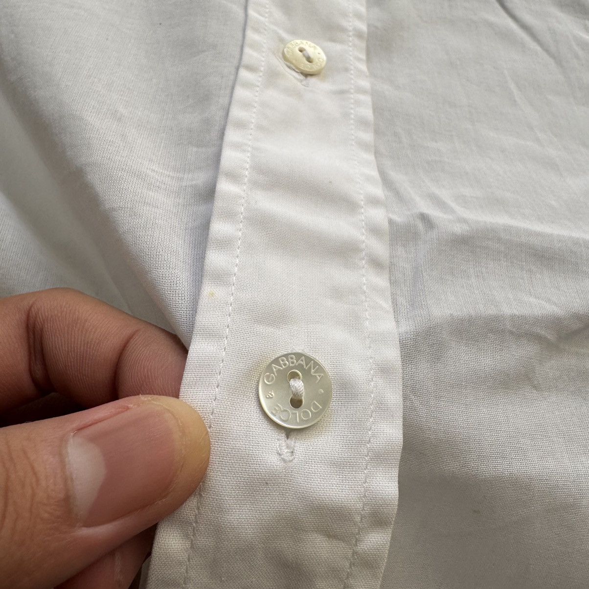 Dolce & Gabbana Vintage Dolce And Gabbana Linen Blouse DG Embroidery Button Size M / US 6-8 / IT 42-44 - 6 Thumbnail