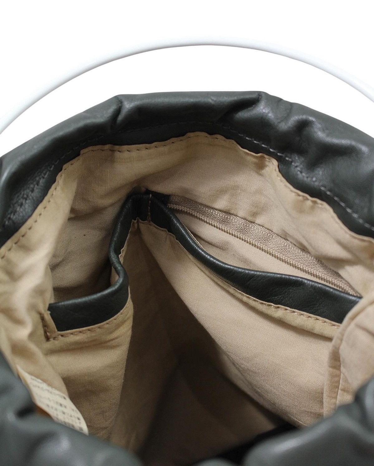 Yohji Yamamoto 2000S Y'SACCS CYLINDRICAL LEATHER BUCKET BAG Size ONE SIZE - 8 Thumbnail