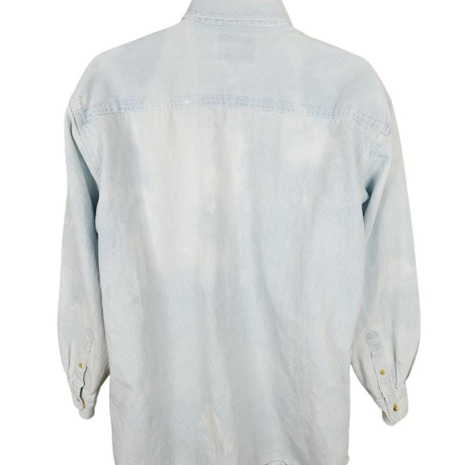 Vintage Vintage New Orleans Denim Shirt Mens Size Large Blue 90s Size US L / EU 52-54 / 3 - 4 Thumbnail