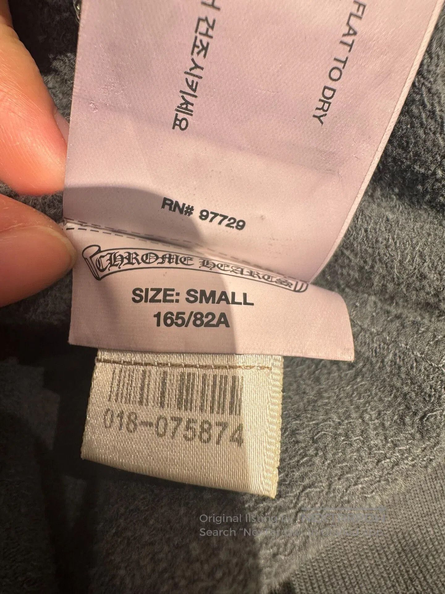 Chrome Hearts distressed black zip. Size US S / EU 44-46 / 1 - 8 Thumbnail
