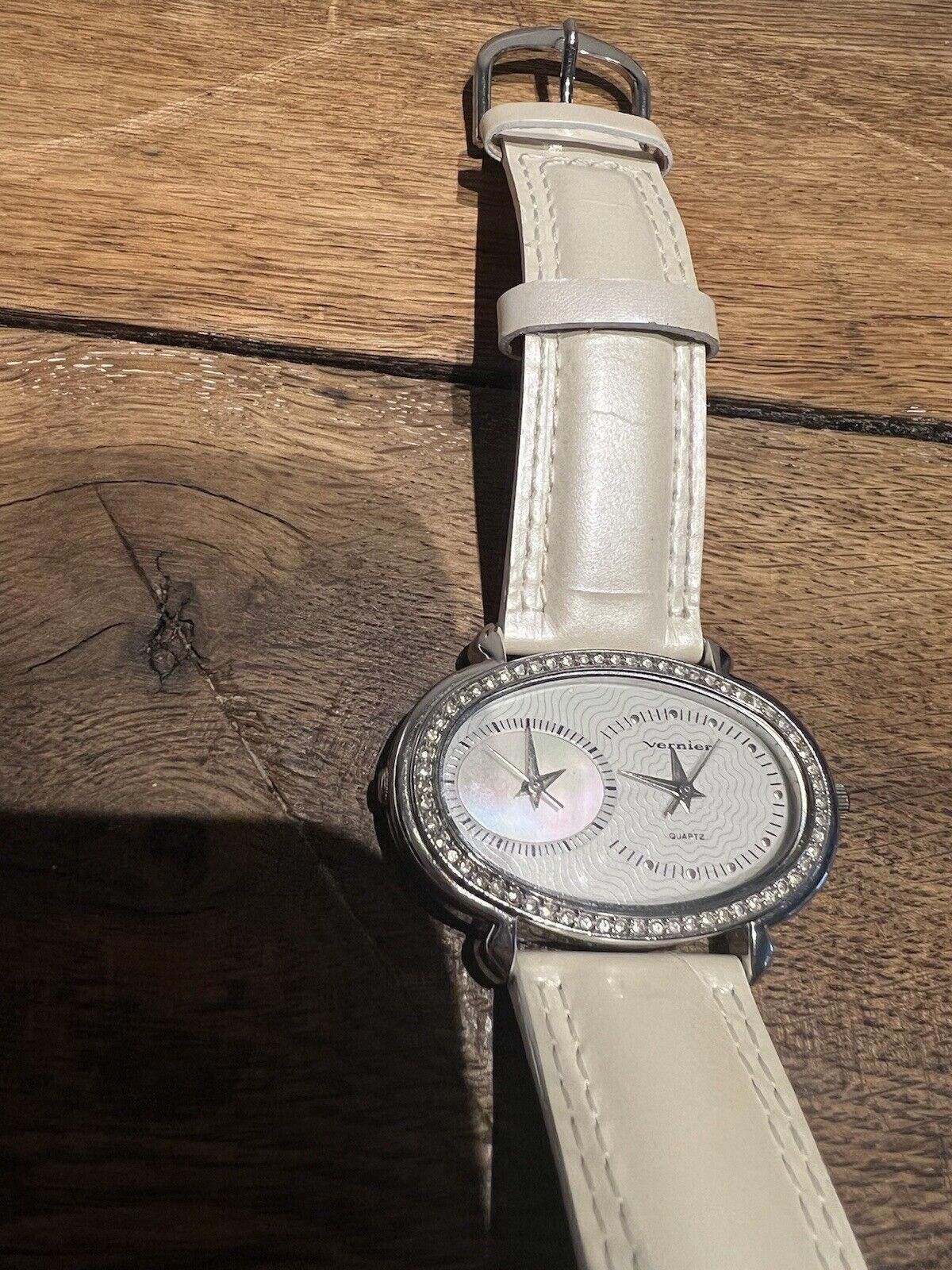 Designer Vernier Women's Dual Analog Watch Mother Of Pearl Dial Size ONE SIZE - 1 Thumbnail