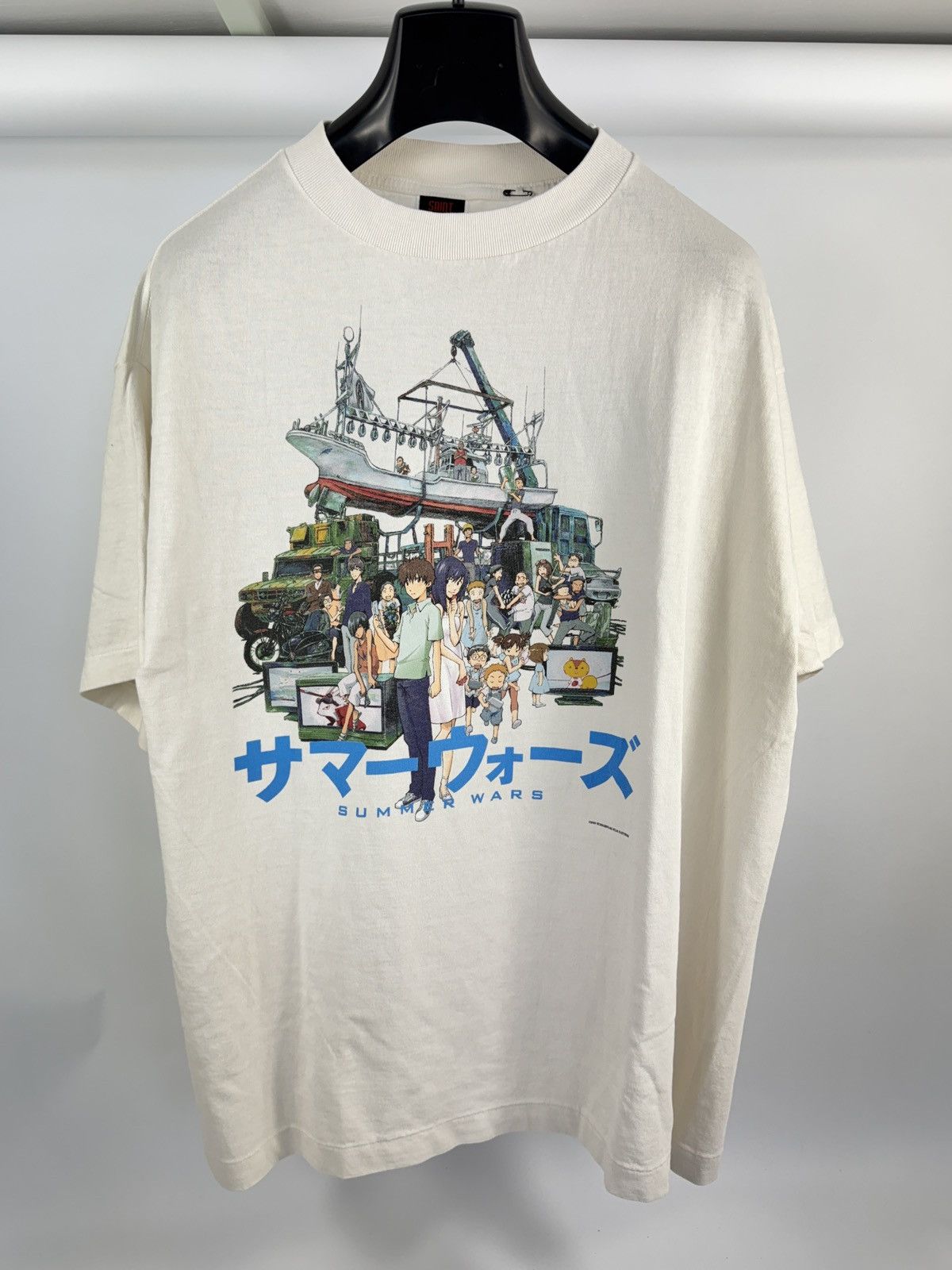 Saint Michael 2009 SUMMER WARS PRINT T-SHIRT Size US L / EU 52-54 / 3 - 1 Thumbnail