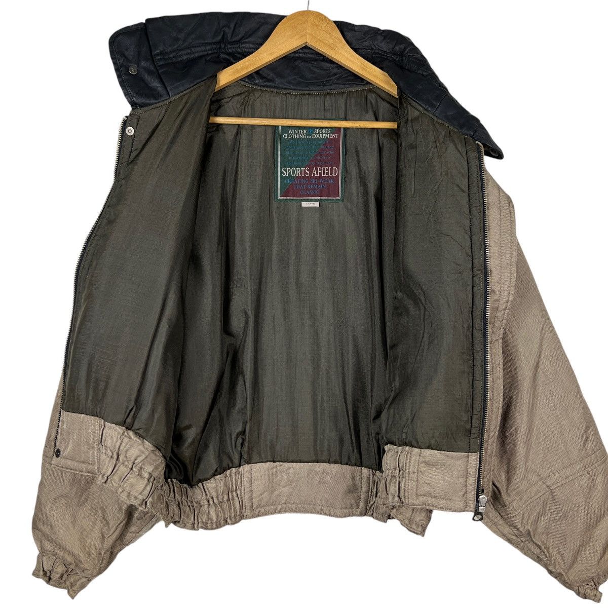 Sports Afield 🔥 VINTAGE AFIELD SPORTS ASTRO SKI CROP BOMBER JACKET Size US L / EU 52-54 / 3 - 11 Thumbnail