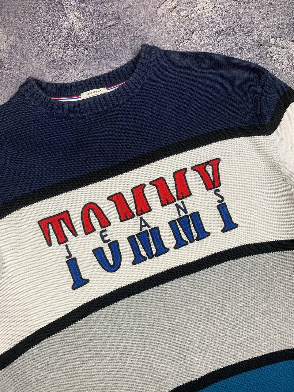 Tommy Jeans Tommy Jeans Sweater L Multicolor Logo Retro Colorblock Size US L / EU 52-54 / 3 - 4 Thumbnail