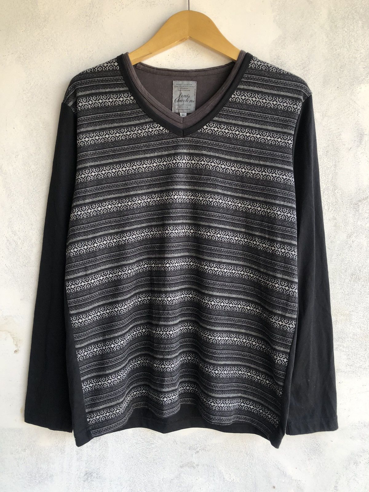 If Six Was Nine Japan Double Layer Louis Charlon LongSleeve Rock Punk Style Size US XL / EU 56 / 4 - 1 Thumbnail