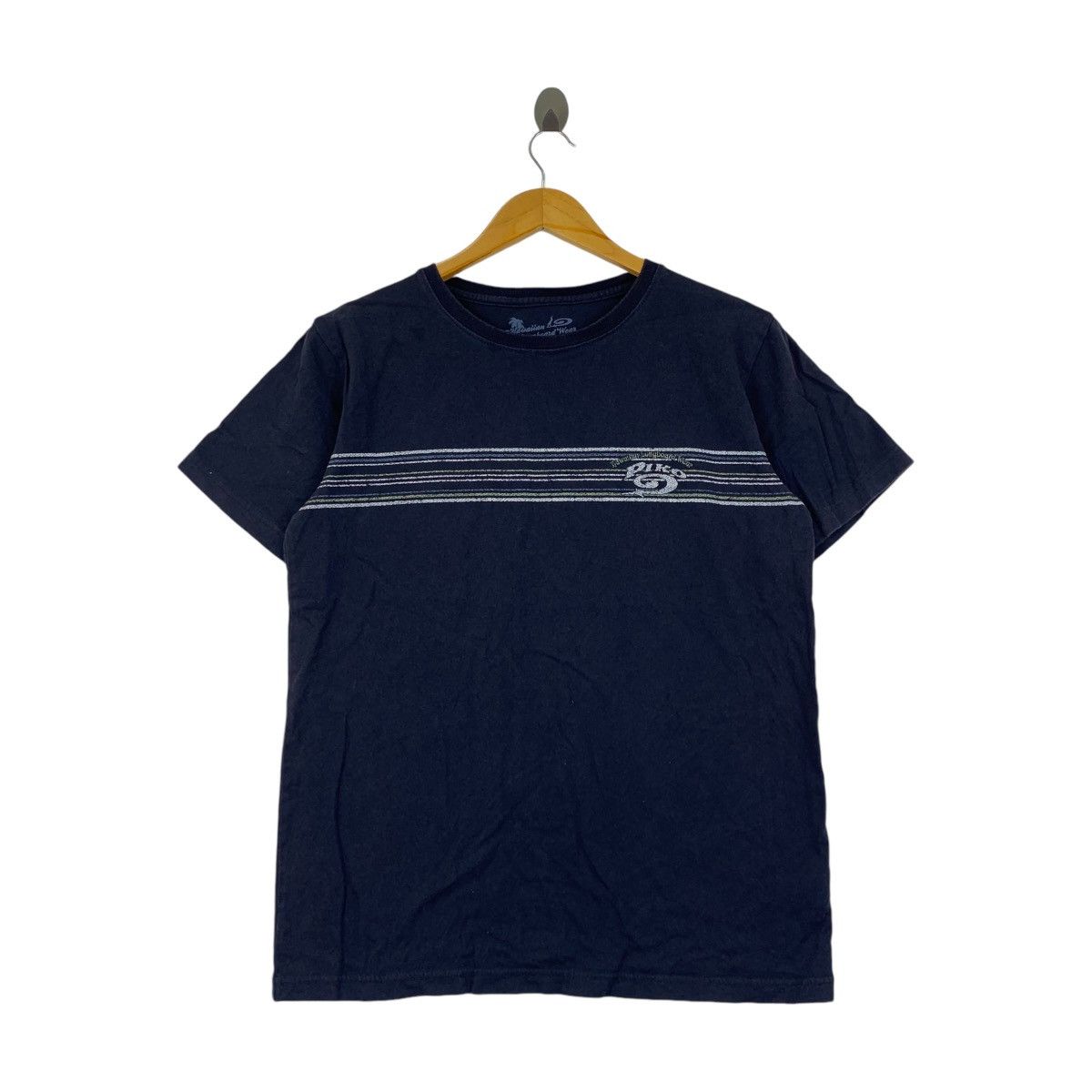 Vintage Vintage PIKO HAWAII LONGBOARD Surf Wear Tee Shirt Size M / US 6-8 / IT 42-44 - 1 Thumbnail