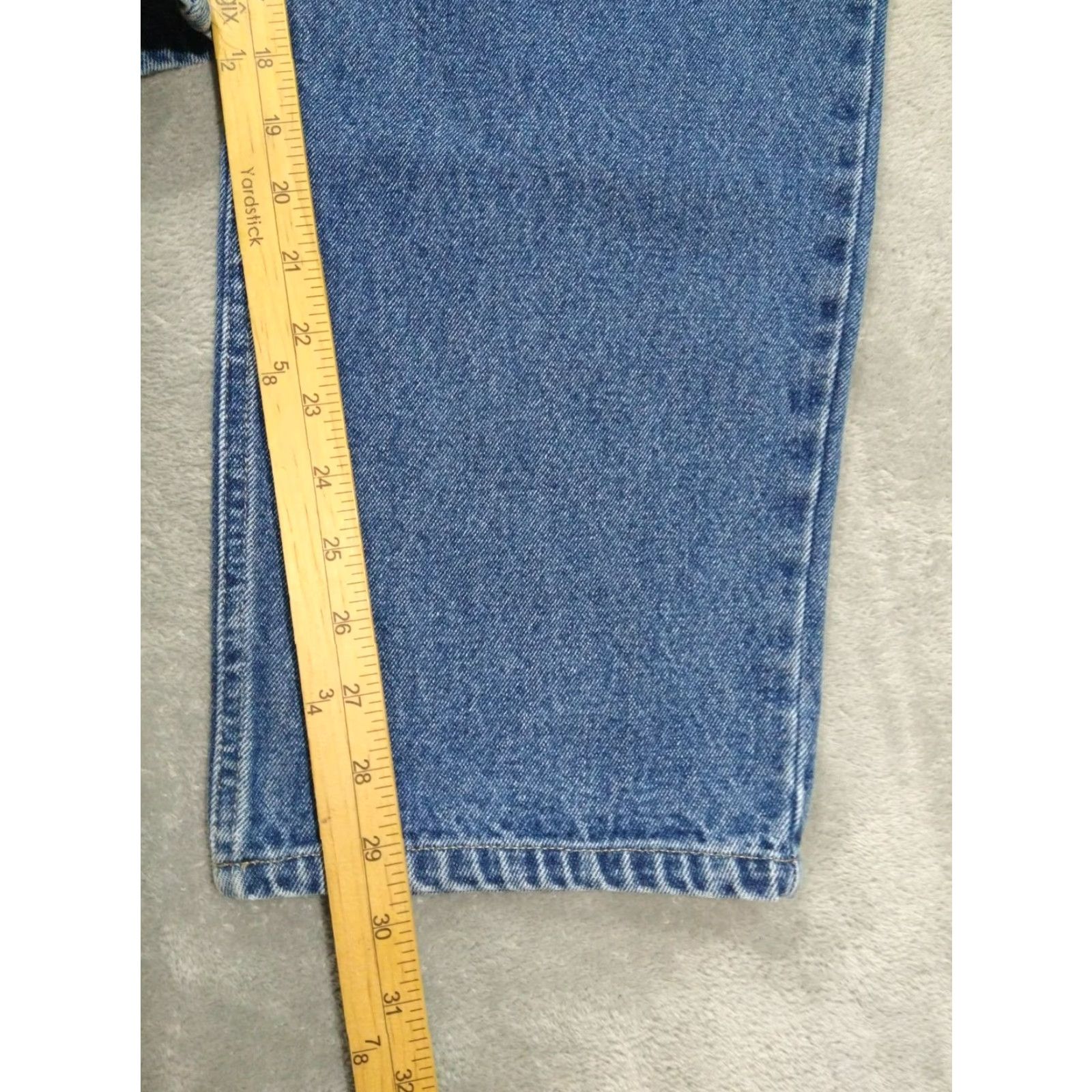 Izod IZOD Jeans Mens 48x32 Blue Denim Classic Fit Tapered Leg High Rise Dark Wash 5-Pocket Design Big & Tall Mens Jeans Size US 32 / EU 48 - 5 Thumbnail