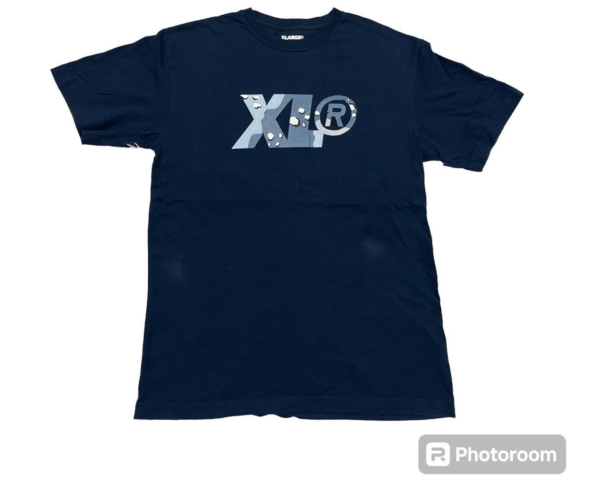 Japanese Brand XLARGE DUCK CAMO SPELL OUT TEES Size US L / EU 52-54 / 3 - 2 Thumbnail