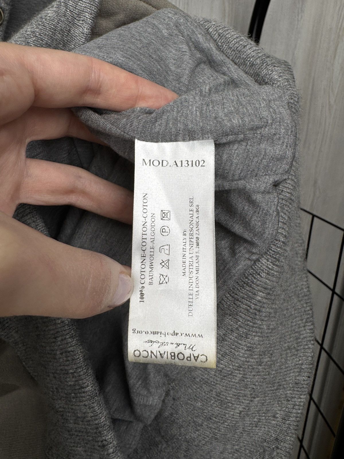 Other Capobianco grey cotton made in italy 2 pockets vest Size US XL / EU 56 / 4 - 11 Thumbnail