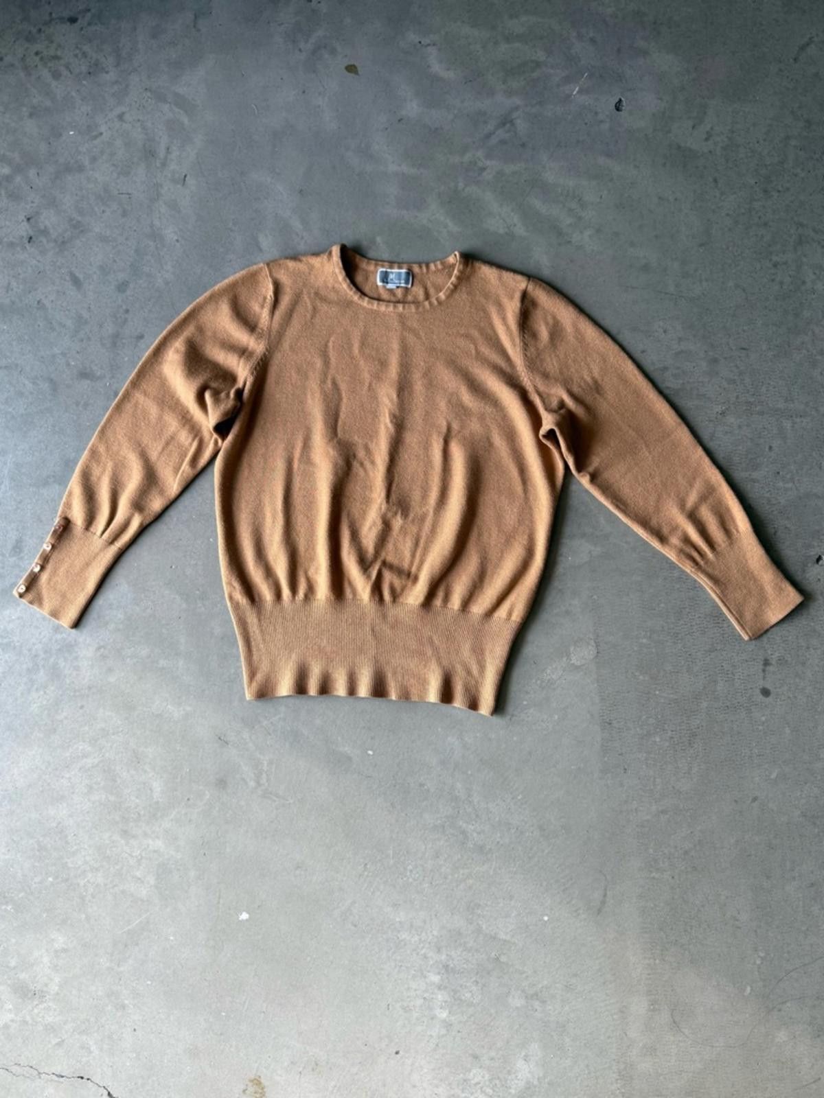 Other JM Collection / Knit Sweater / Button Cuff / Tan Size M / US 6-8 / IT 42-44 - 1 Thumbnail