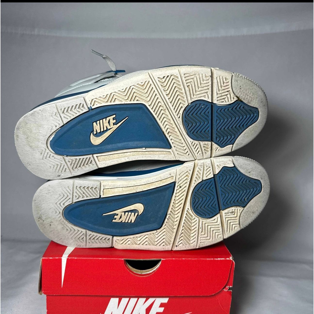 Jordan Brand × Nike Size 7.5 - Air Jordan 4 Retro Military Blue 2024 Men's Shoes Size US 7.5 / EU 40-41 - 6 Thumbnail