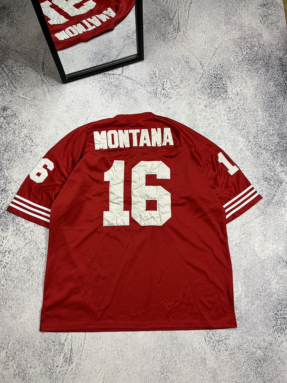 Mitchell & Ness × NFL × Vintage Vintage 90’s Joe Montana #16 San Francisco 49ers Jersey Size US XXL / EU 58 / 5 - 10 Thumbnail
