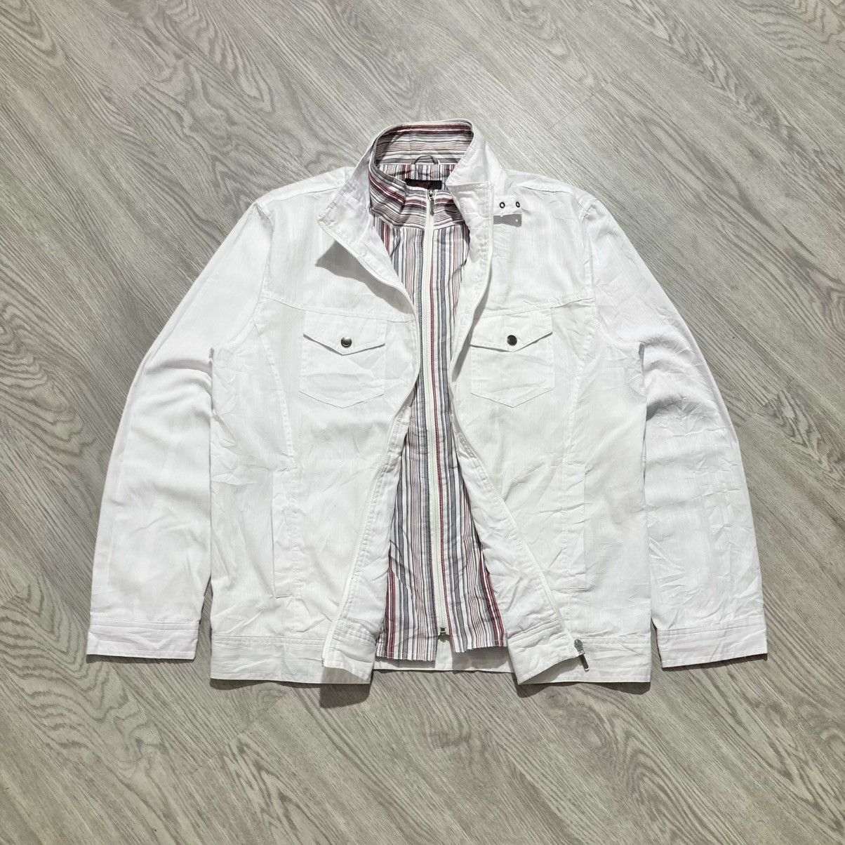 20471120 2000s Avail Double Layer Jacket White Zip Punk Lgb Style Size US XL / EU 56 / 4 - 7 Thumbnail