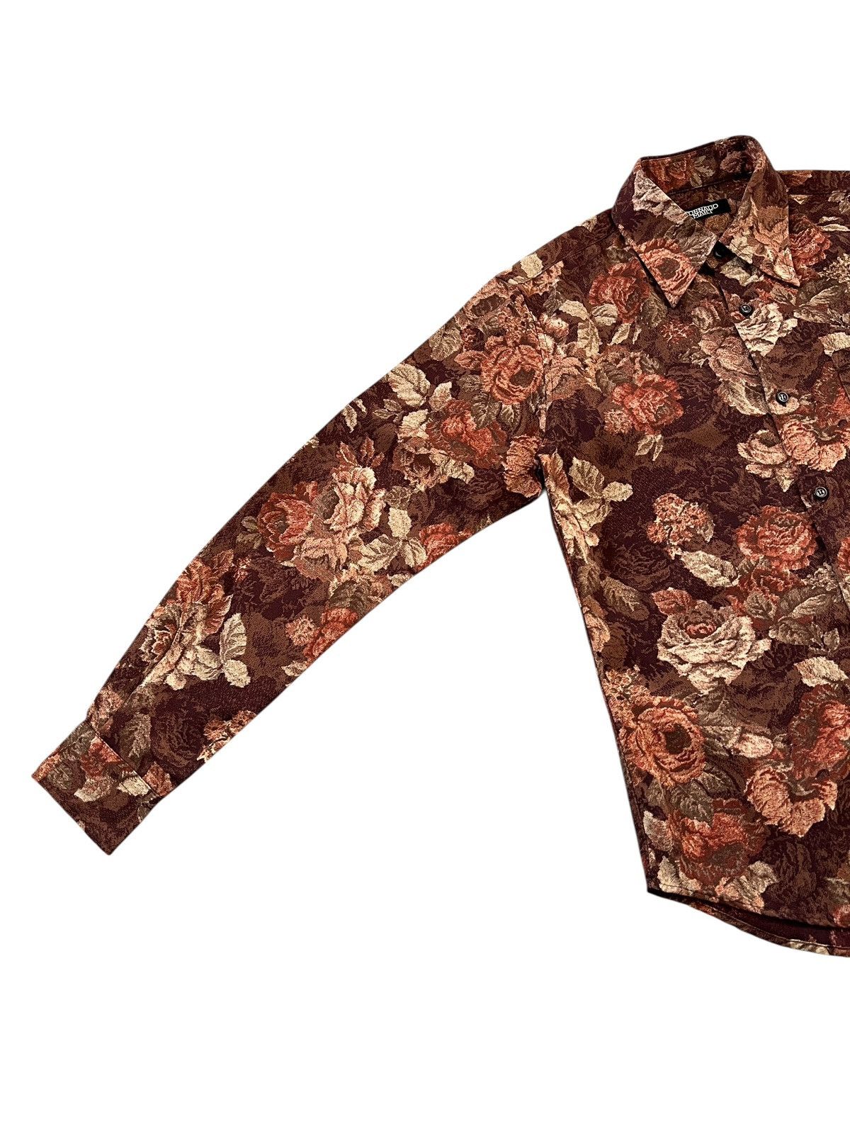 Tornado Mart Tornado Mart Floral Motif Button Up Shirt Size US S / EU 44-46 / 1 - 5 Thumbnail