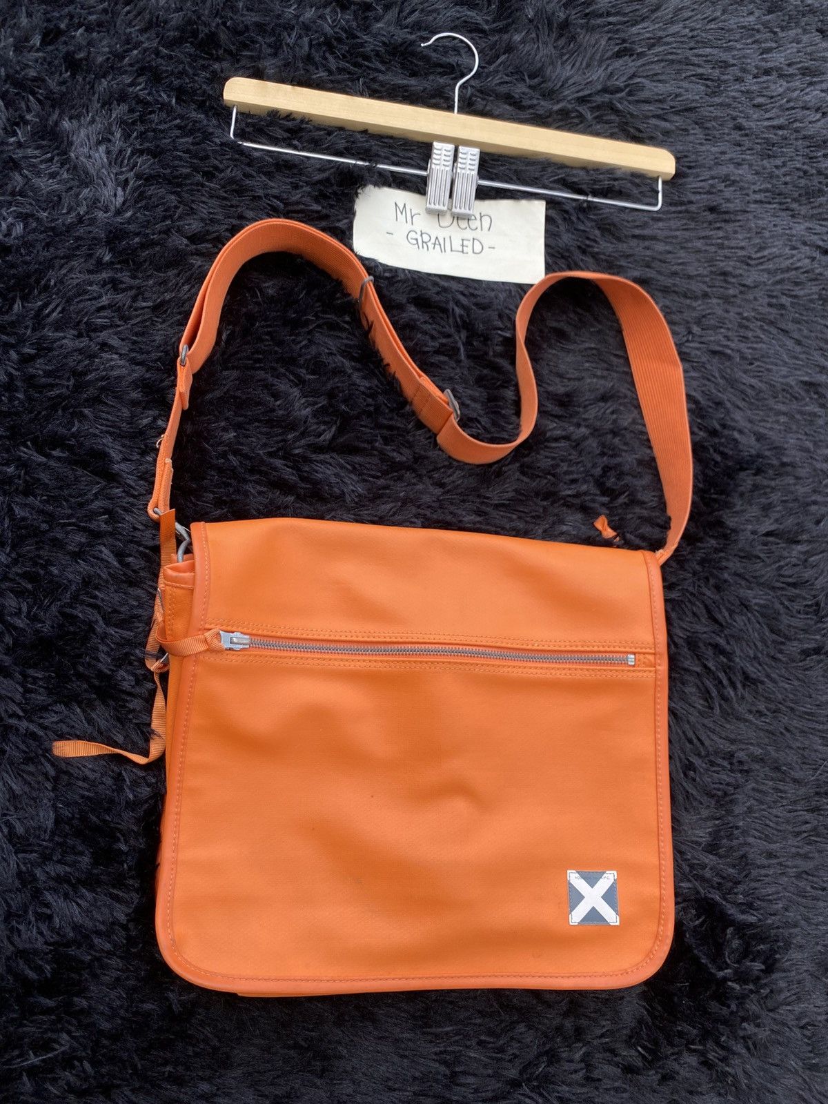 Porter A.P.C Yoshida Luggage Label Shoulder Bag Orange Color Size ONE SIZE - 2 Thumbnail