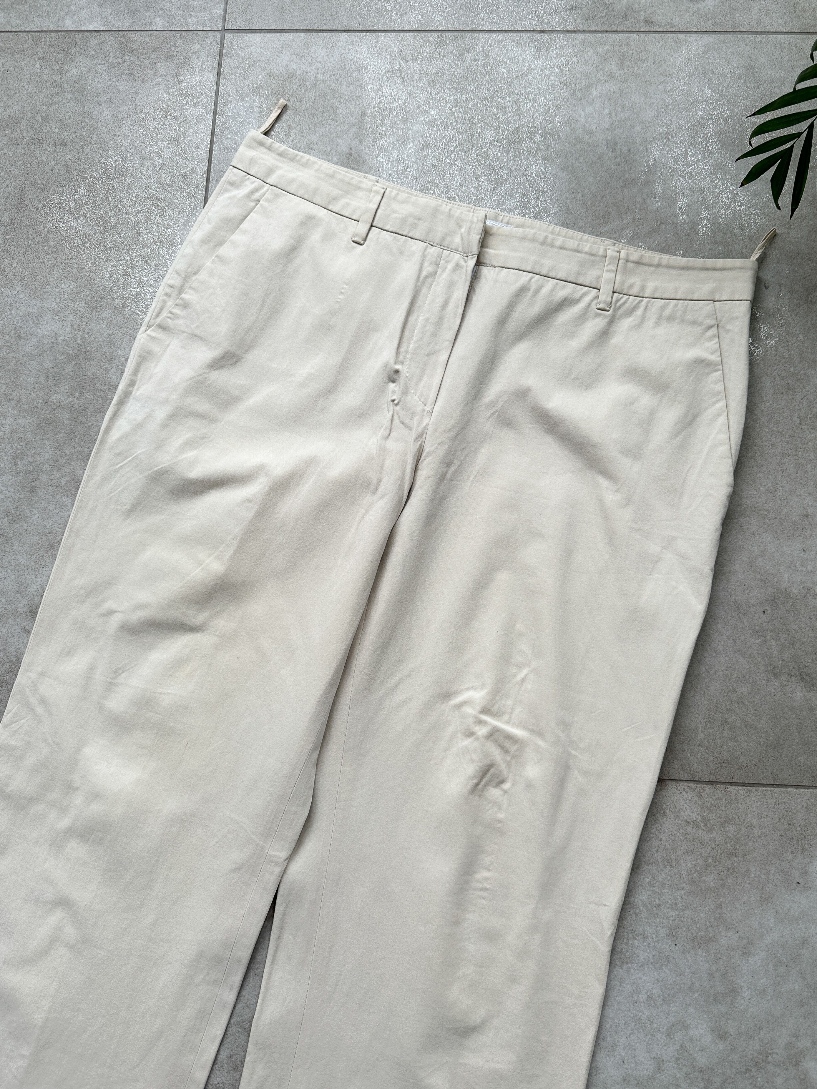 Prada Prada Cream Pants Trousers Size 32" / US 10 / IT 46 - 3 Thumbnail