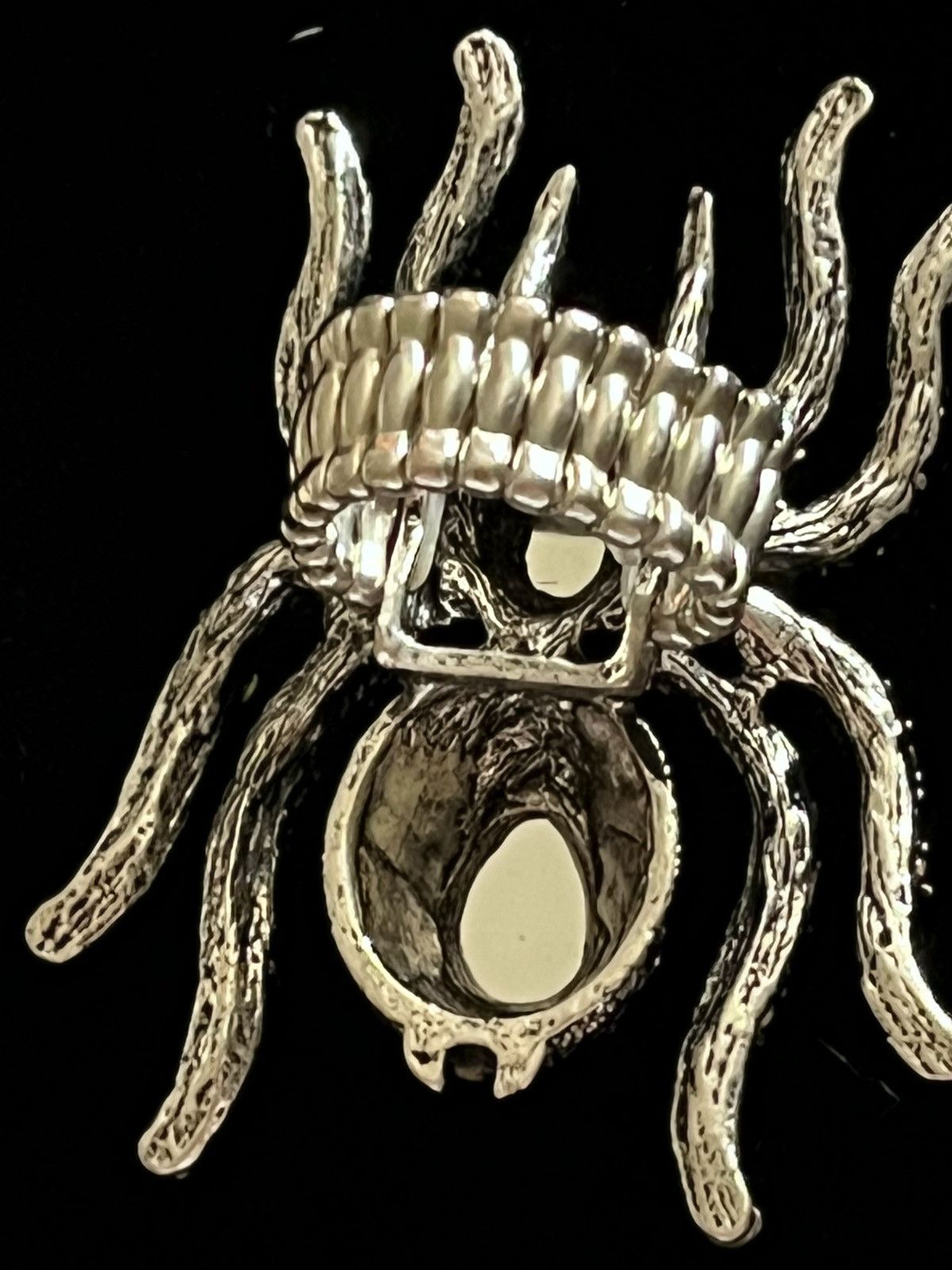 Other Gothic Purple Gem Spider Statement Ring Size ONE SIZE - 4 Thumbnail