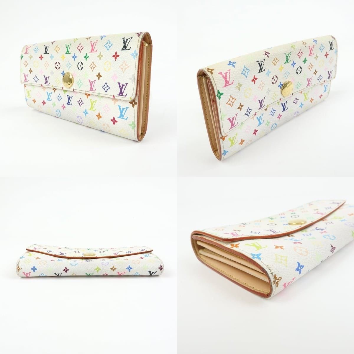 Louis Vuitton Louis Vuitton Monogram Portefeuille Sarah Wallet Size ONE SIZE - 3 Thumbnail