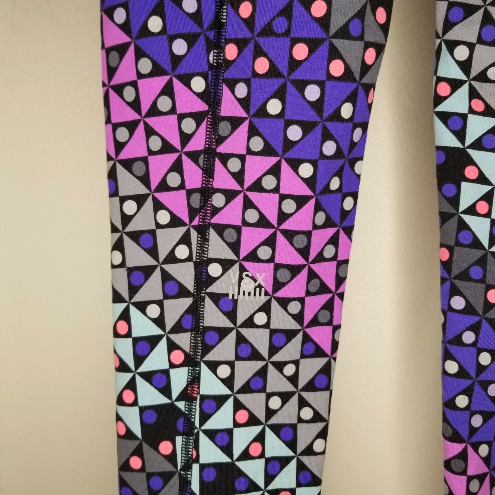 Victoria's Secret Victoria's Secret VSX Leggings Women XS Multicolor Activewear Full Length Compression Womens Size 26" / US 2 / IT 38 - 6 Thumbnail