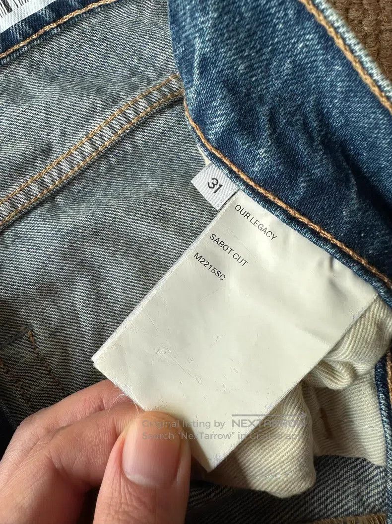 Our Legacy Our Legacy Denim pants Size US 31 - 4 Thumbnail