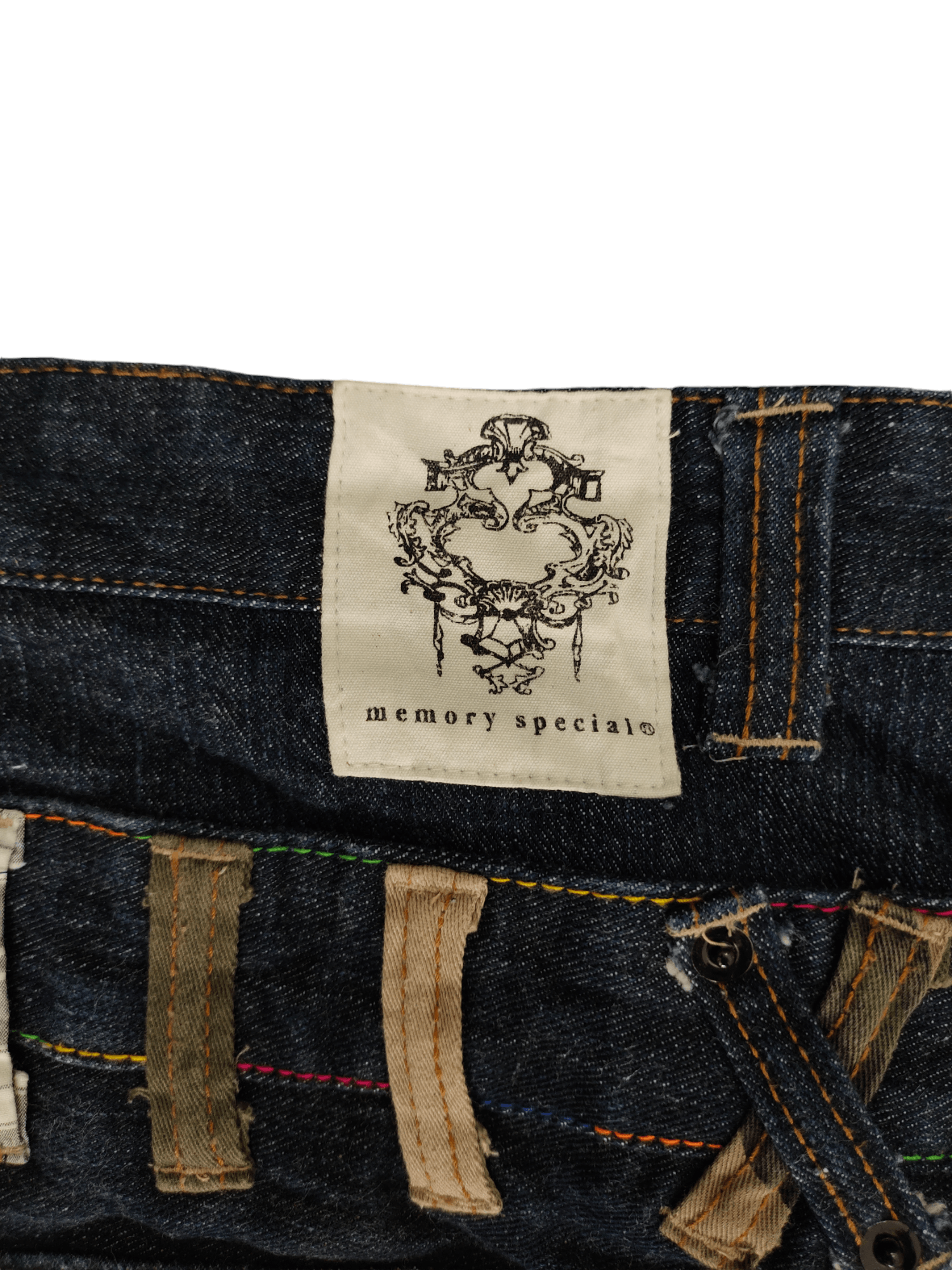 Comme des Garcons × Undercover Memory Special Double Waist Spiral Cut Denim Jeans Size US 31 - 15 Thumbnail