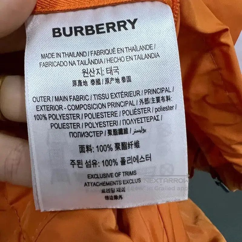Burberry Burberry Men's Orange Spring Autumn Jacket. Size US M / EU 48-50 / 2 - 4 Thumbnail