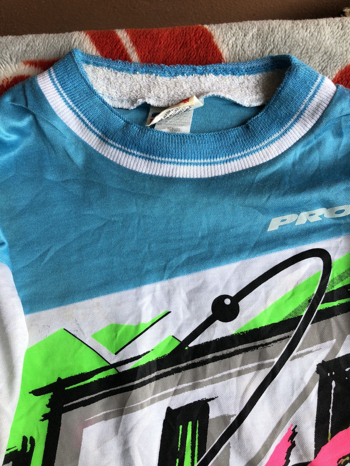 Vintage Vintage 80’s JT USA Racing MX Planet Jersey Pro Tour Jerseys Size US S / EU 44-46 / 1 - 8 Thumbnail